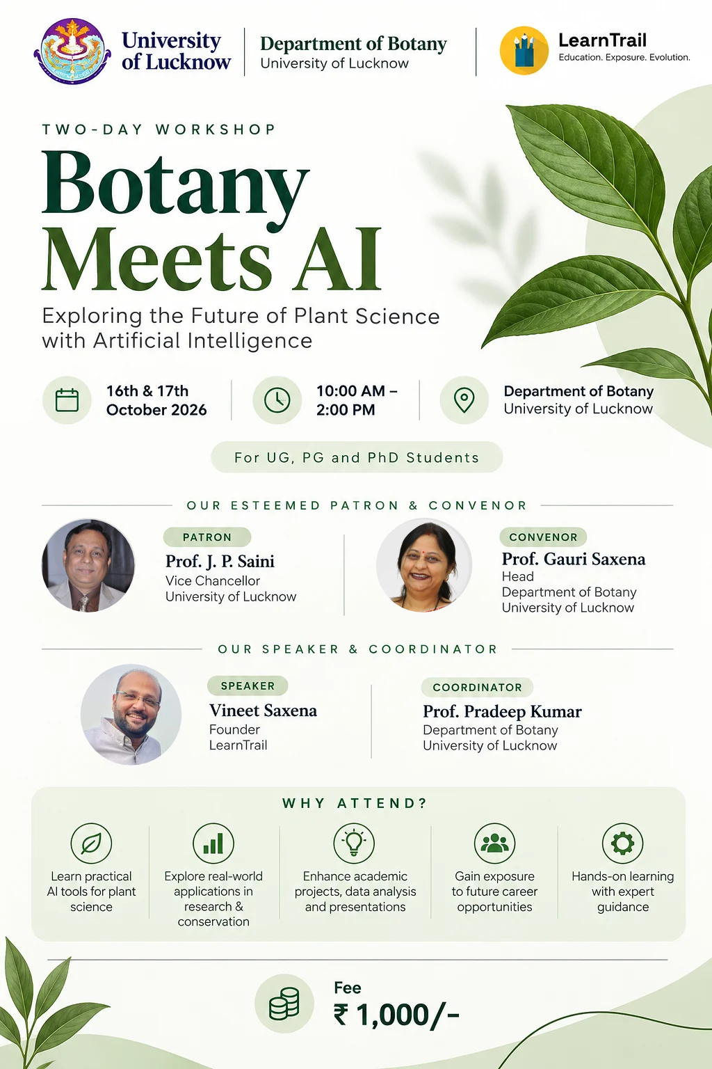 Botany Meets AI